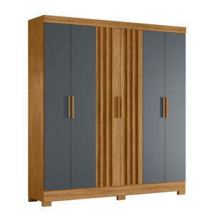 Guarda-Roupa Valença Freijó/Cinza