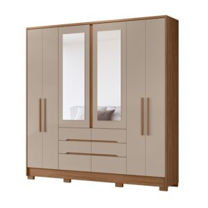 Guarda-Roupa San Francisco Carvalho/Fendi Espelho