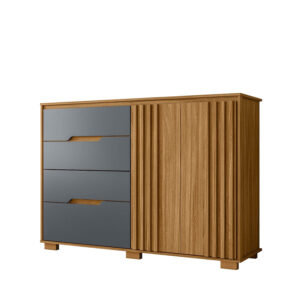 Cômoda Texas Freijó/Cinza