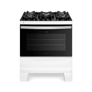 Fogão 5 Bocas Branco com Mesa de Vidro Atlas Agile Up Bivolt