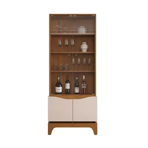 Cristaleira Nice Freijó/Off White