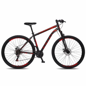 Bicicleta Colli Athena Aro 29 Preto Fosco/Vermelho