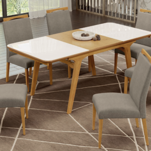 Mesa Extensível 1,60 a 2,00 Vidro