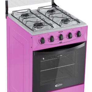Fogão Delicato a Gás 4 Bocas Rosa
