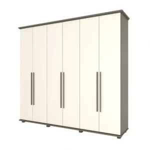Roupeiro Elenco 6 Portas Duna/Off White