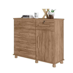 Cômoda Sap Ibiza Plus Carvalho/Off White