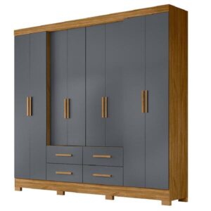 Guarda-Roupa San Lorenzo Freijó/Cinza