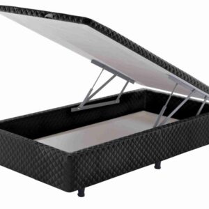 Somiê Baú Preto Solteiro