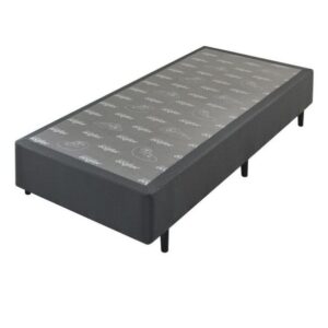 Somiê Linho Grafite Solteiro