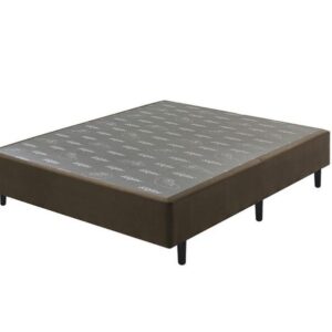 Somiê Veludine Marrom Casal