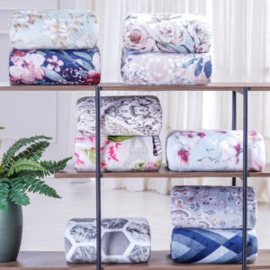 Manta de Microfibra Estampada Flannel Plush Casal