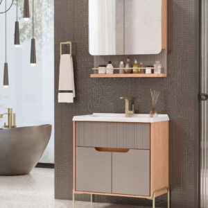 Kit Balcão de Banheiro Leblon 80