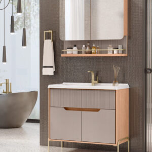 Kit Balcão de Banheiro Leblon 100