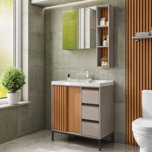 Kit Balcão de Banheiro Maresias 100