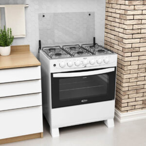 Fogão Delicato Plus a Gás 6 Bocas Preto