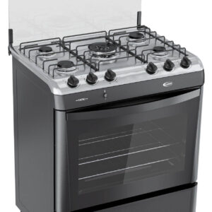 Fogão a Gás Fascino 5 Bocas Preto