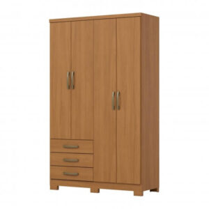 Roupeiro Caju 4 Portas Cinamomo