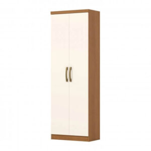 Guarda-roupa Multiuso Margarida 02 Portas Cinamomo/Off White
