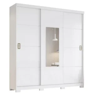 Roupeiro Silver 03 Portas Deslizantes Branco