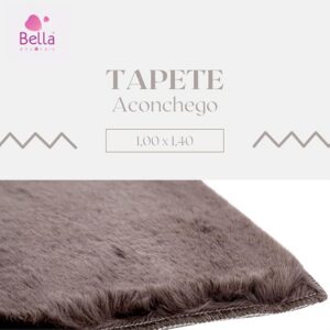 Tapete Aconchego 1,00 X 1,40 Taupe 03