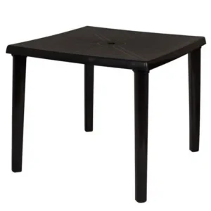 Mesa PL Quadrada Desmontavel Preta Mor